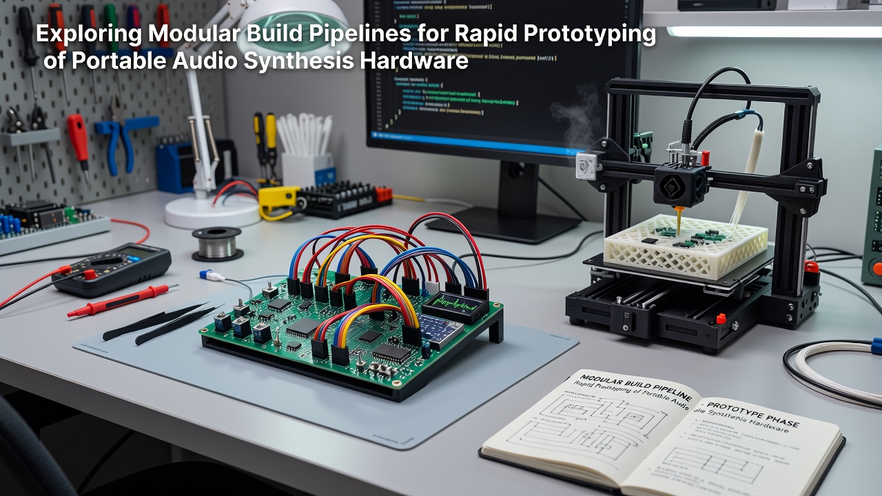 Exploring Modular Build Pipelines for Rapid Prototyping of Portable Audio Synthesis Hardware